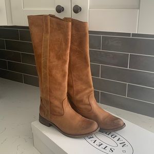 Steve Madden tall, boots, size 7, round toe